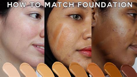 How To Find Your Foundation Shade In Tutorial Pics