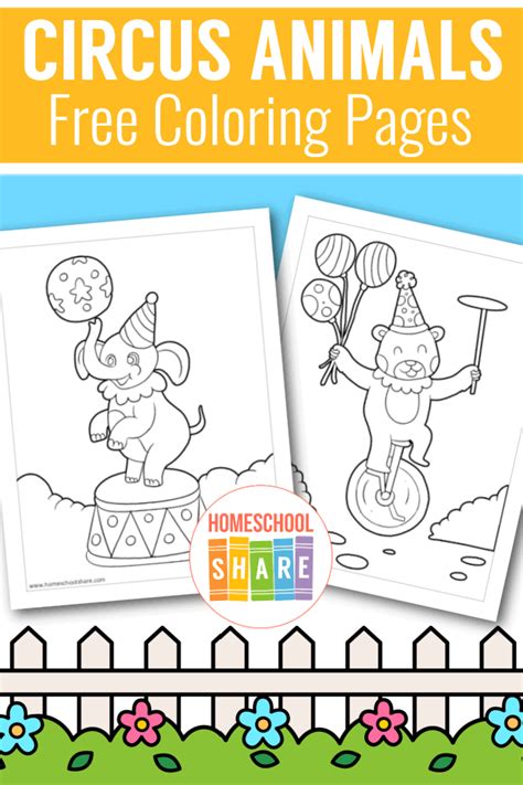 Circus Animals Coloring Pages Home Design Ideas