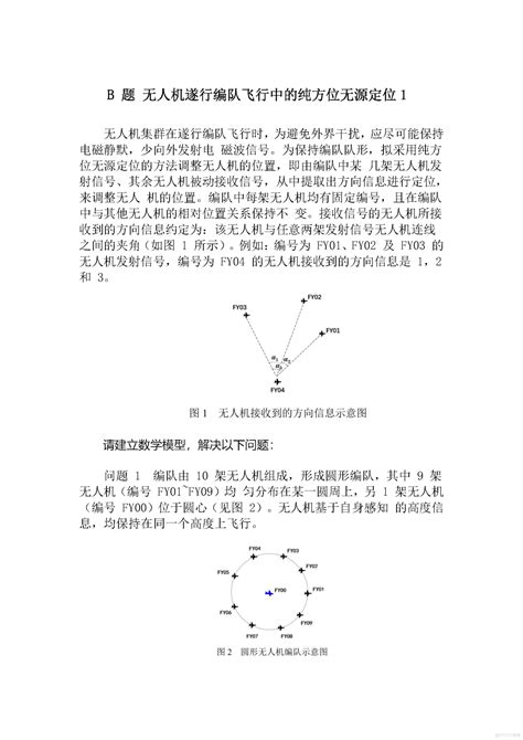 2022数学建模国赛b题无人机遂行编队飞行中的纯方位无源定位思路分析思路参考论文代码51cto博客2014数学建模国赛b题