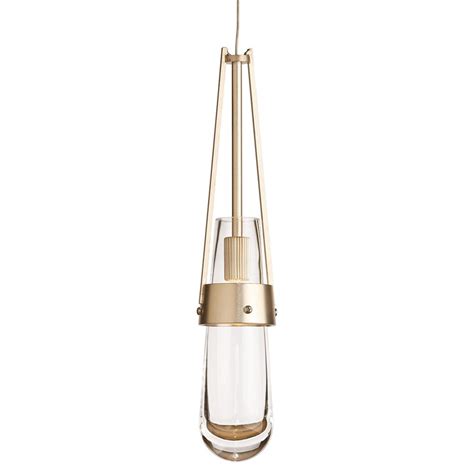 Check spelling or type a new query. Hubbardton Forge Divine Gold Steel Clear Glass Teardrop Ceiling Pendant