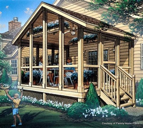 Screened In Porch Plans To Build Or Modify Blogs Network
