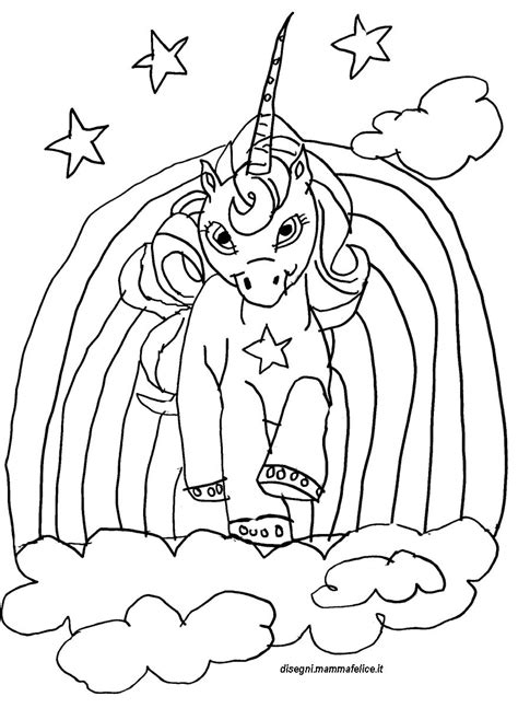 Una raccolta di disegni di mandala adatti ai bambini, un ottimo esercizio per imparare a concentrarsi e a rilassarsi. Disegno da colorare: Unicorno | Disegni Mammafelice