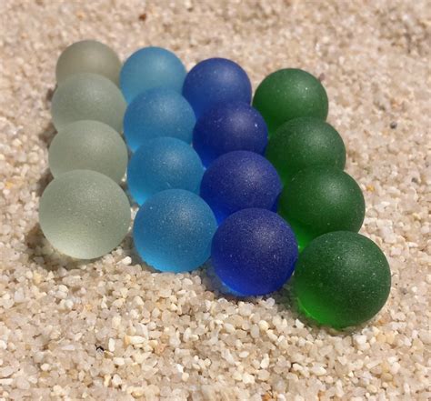 16 Frosted Faux Sea Glass Marbles Wire Wrap By Glassnaturerecycle