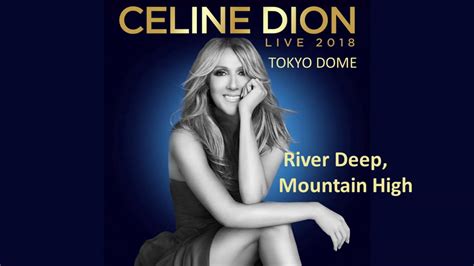 Céline Dion River Deep Mountain High Live In Tokyo 2018 Youtube