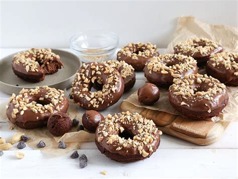 Chocolate Chocolate Peanut Doughnuts The Little Epicurean