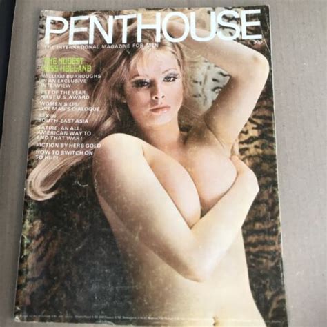 Penthouse Magazine 1971 Vol 6 No 6 Maureen Renzen Ebay