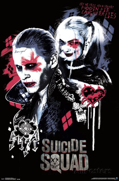 Jared leto and margot robbie are due to reprise their roles as the villains, among the most popular characters in the dc pantheon and which they first portrayed in 2016's. Suicide Squad Twisted Love Movie Poster 22x34 Joker Harley ...