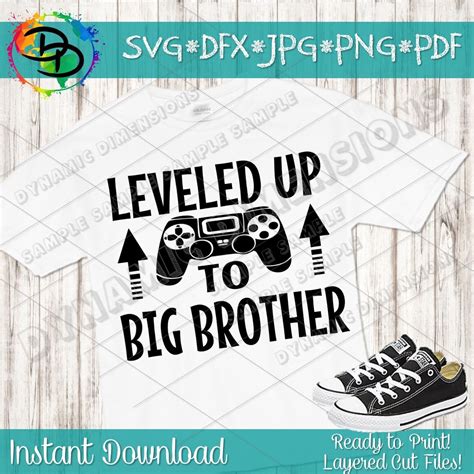 Clip Art Image Files Baby Brother Svg Cut File For Cricut And