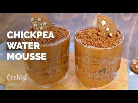 Add egg yolks, one at a time, blending well after each. Chickpea water chocolate mousse: ready in 5 minutes! - YouTube