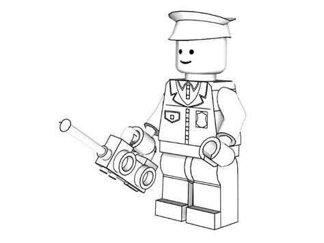 3D Lego Police Coloring Pages Lego coloring pages, Lego coloring