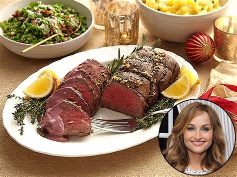I bought my beef tenderloin at costco, where you have the option roast the tenderloin for 15 minutes then reduce the heat to 325° and cook until the center has reached your prefered doneness. A No-Stress Christmas Dinner Menu from Giada De Laurentiis ...