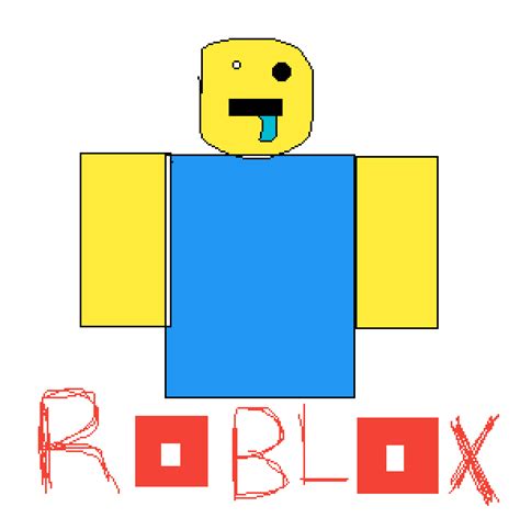 Noob Drawing Roblox