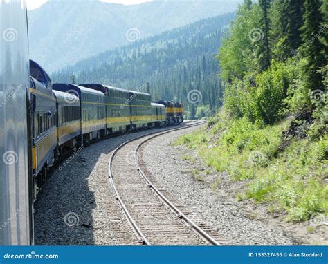 Alaska Railroad Denali Star Passenger Train Editorial Image Image Of