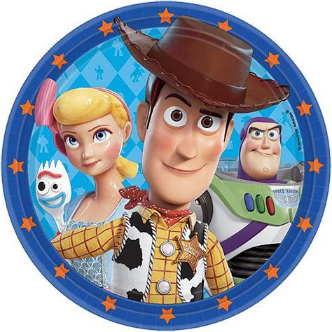 Toy Story 4 Lunch Plates 8ct Party City Toy Story Birthday Toy Story Party Toy Story Party