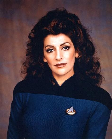 Star Trek The Next Generation Marina Sirtis As Troi Deanna Troi Marina Sirtis Star Trek