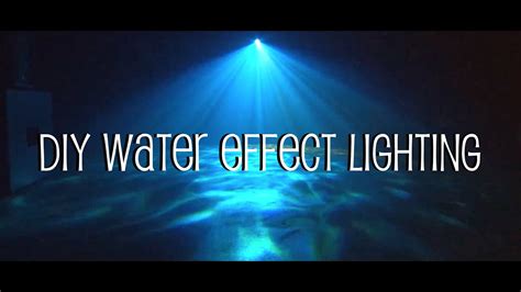 Diy Water Effect Lighting Youtube