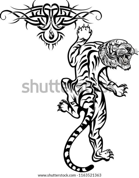 Tiger Jump Tattoo Shutterstock