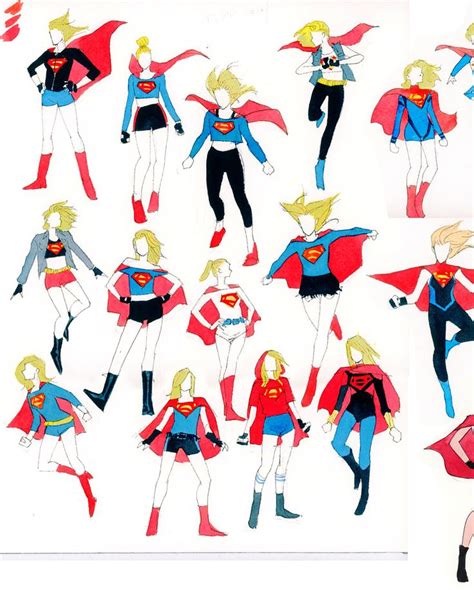 Found Some Old Work Supergirl Costume Explorations Supergirl