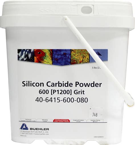 Silicon Carbide Powder, 600 [P1200], 15µm, 5lb | Buehler