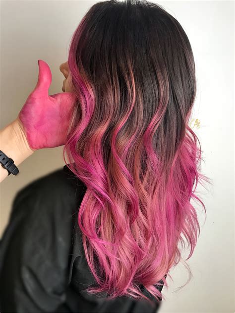 Pink Unicorn Hair 🦄 🙌🏻🖌 Follow My Instagram Fo More Work Beautybyale