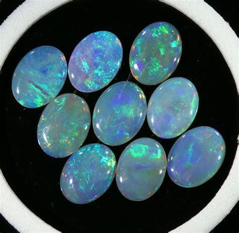 467cts 9pcs Matching Crystal Fire Opals Calibrated