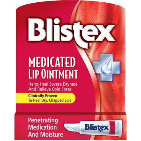 Blistex Medicated Lip Ointment Relief For Chapped Lips 1 Stick 021