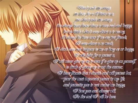 Anime Couples Hugging