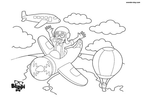 You can now print this beautiful blippi at kinderland coloring page or color online for free. Free Printable Blippi Coloring Pages For Kids | WONDER DAY