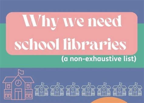 5 Reasons Why We Need School Libraries Infographic Reader Updated