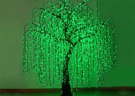 Holiday Led Lighted White Weeping Willow Trees Yandecor Weeping