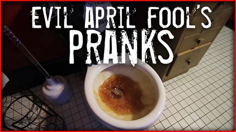 You can't go wrong with these prank ideas. Quick and EVIL April Fool's Pranks - YouTube