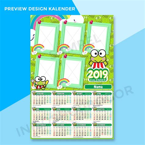 Download Desain Kalender Lucu 