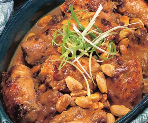 Moroccan Style Chicken With Almonds Australian Womens Weekly Food
