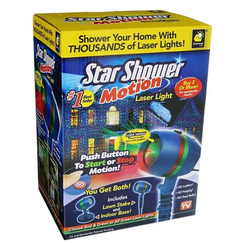 As Seen On Tv Star Shower Magic Motion Laser Light Shop Seasonal