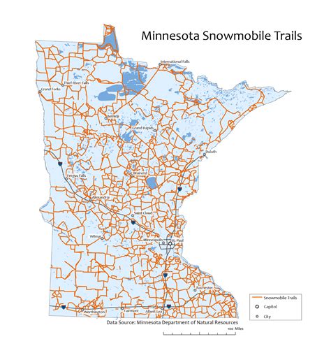 Minnesota Snowmobile Trail Map Bing Images