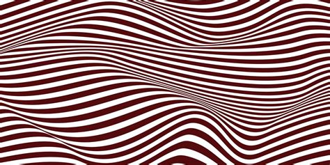 Distorted Ink Stripes Optical Illusion Background 3256682 Vector Art At