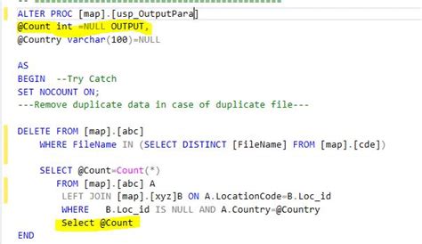 How To Declare Input Output Parameters In Sql Server Stored Procedure Images