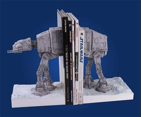 AT-AT Bookends for Late Night Reading on Hoth Bookends are a great way to add personality and organization to bookshelves.