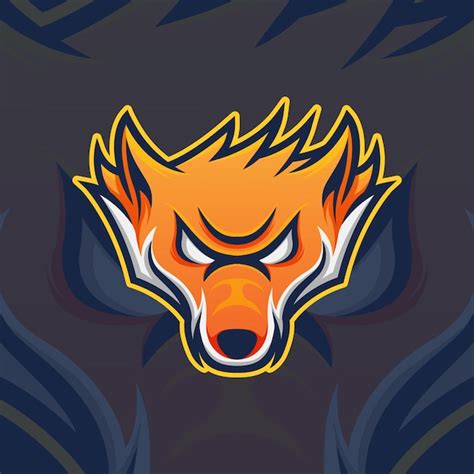 Premium Vector Fox Mascot Logo Esport Design