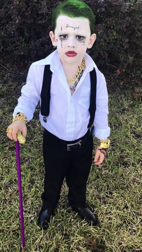 Check out our joker costume diy selection for the very best in unique or custom, handmade pieces from our shops. DIY kids joker Halloween costume. Little boys costume ...