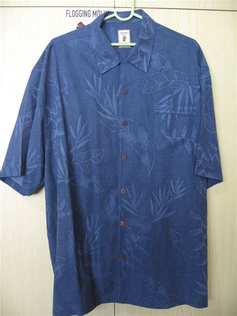 Xl Silk S Vintage Jamaica Jaxx Blue Hawaiian Shirt Aloha Etsy