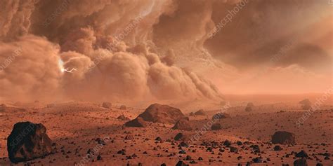 Martian Dust Storm Stock Image F0302906 Science Photo Library