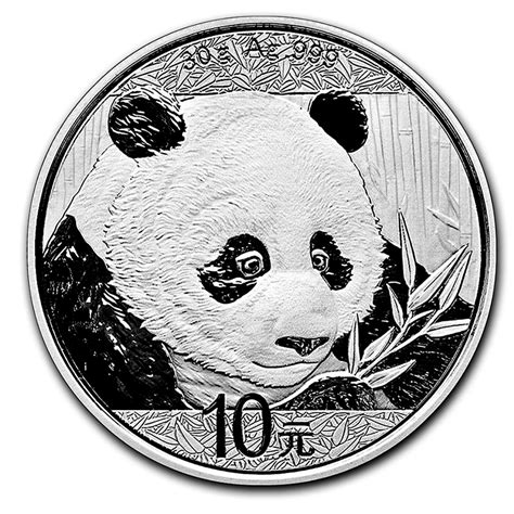 2018 Chinese Silver Panda 30 Gram Golden Eagle Coins