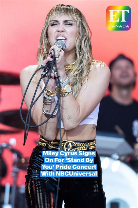 Miley Cyrus Signs On For ‘stand By You Pride Concert With Nbcuniversal Miley Cyrus Miley