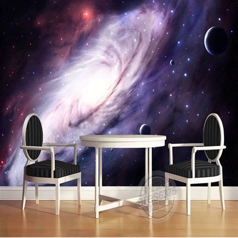 The great collection of galaxy wallpaper for rooms for desktop, laptop and mobiles. 3D Purple Galaxy wallpaper for bedroom Charming Wall Mural ...