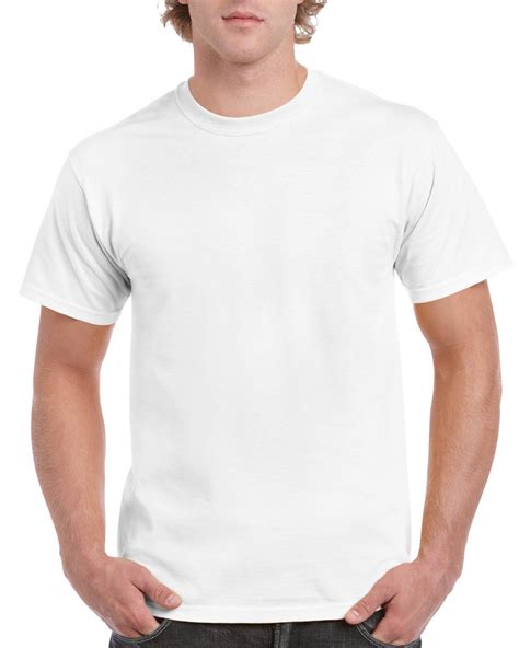 Gildan Men S G Ultra Cotton Adult T Shirt White X Large
