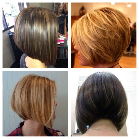 bob haircuts front and back images