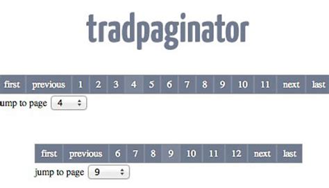 Jquery Pagination Plugins To Download Web Development And Designing