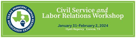 Display Event Civil Service And Labor Relations Workshop