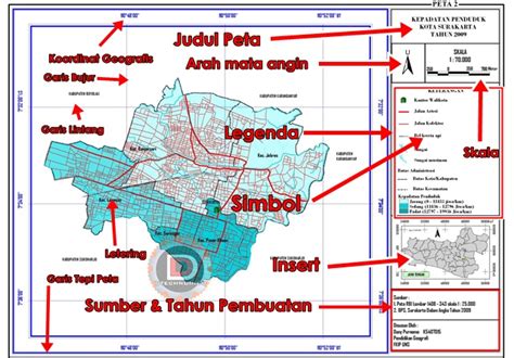 Sebutkan Komponen Peta Pada Peta Topografi IMAGESEE